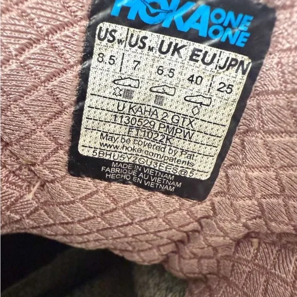 Hoka kaha 2 Women's Blush Pink Athletic Shoes - Picture 8 of 9